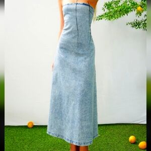 Dottie Denim Midi Dress